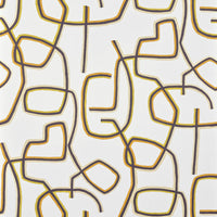 Pierre Frey Graphic Ocre Wallpaper FP070001