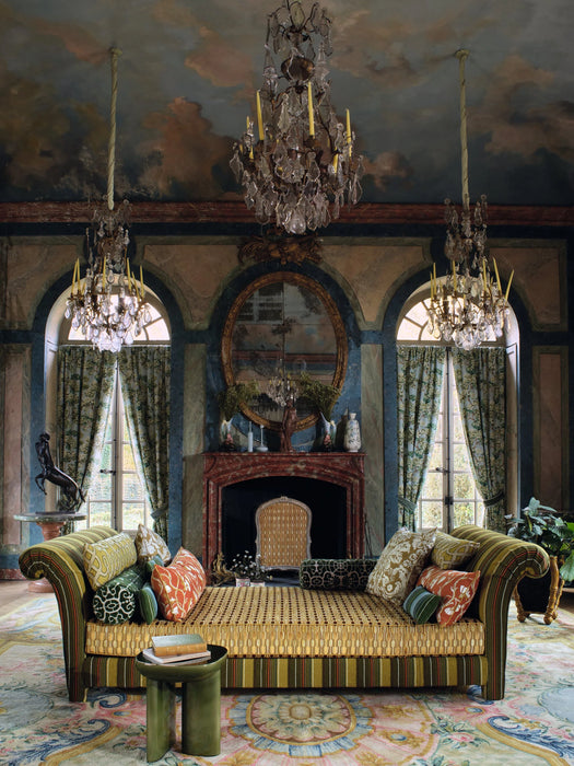 Pierre Frey Rayure anjou Aquatique Fabric F4117002