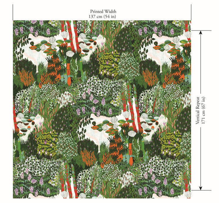 Jim Thompson Melusine  (Non-Woven) Sweet Nymph Wallpaper JT021075003