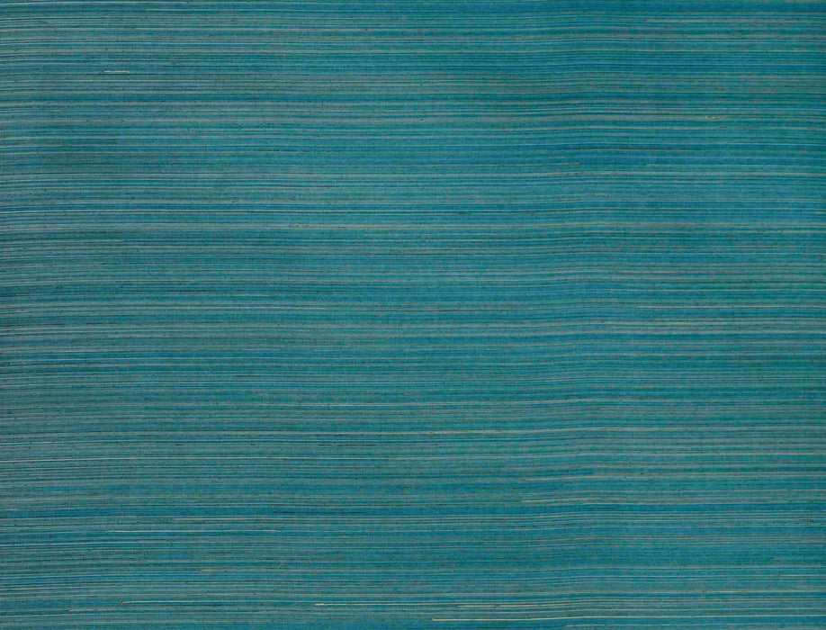 Jim Thompson Abaca  Turquoise Wallpaper JT021057011