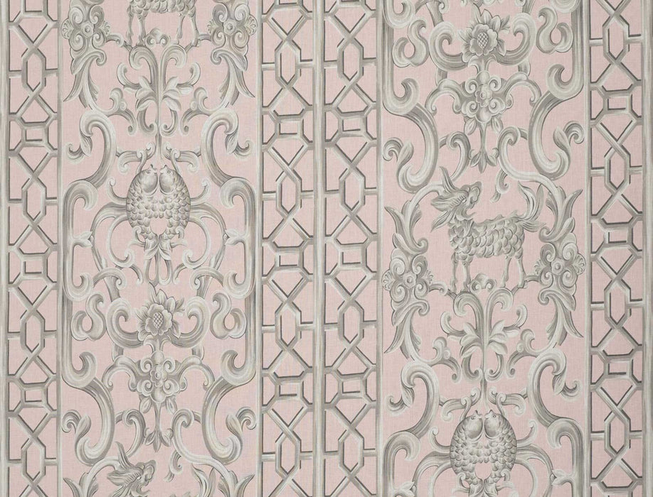 Jim Thompson Xanadu Shell Pink Fabric Sample JT013851001