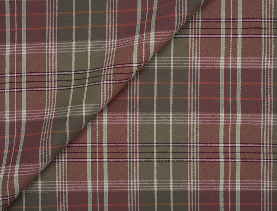 No.9 Thompson Arani Check Paprika Fabric Sample N9012288006
