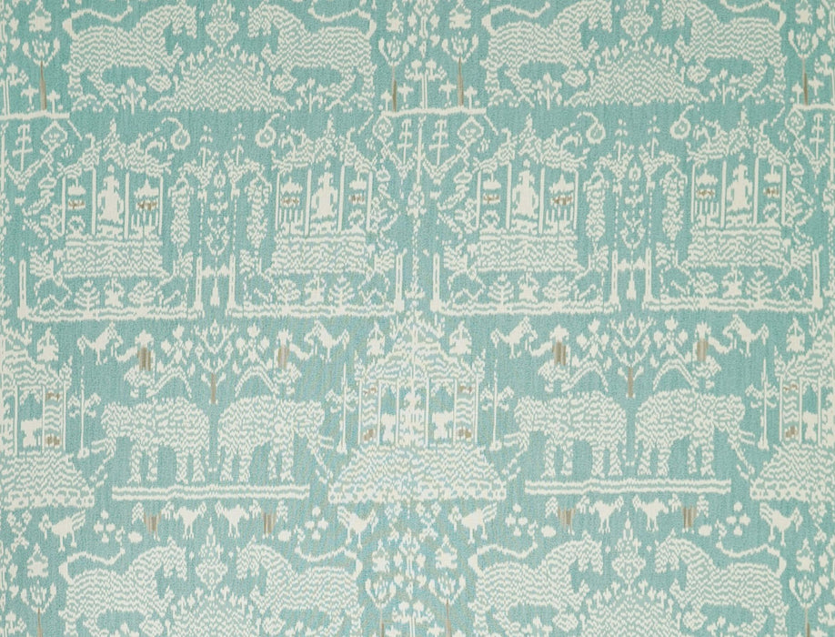 Jim Thompson Saraburi Aquamarine Fabric Sample JT013837002