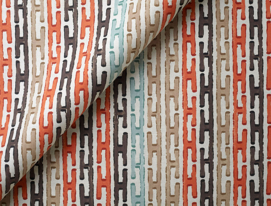 No.9 Thompson Chinese Steps Spice Fabric Sample N9012100004O