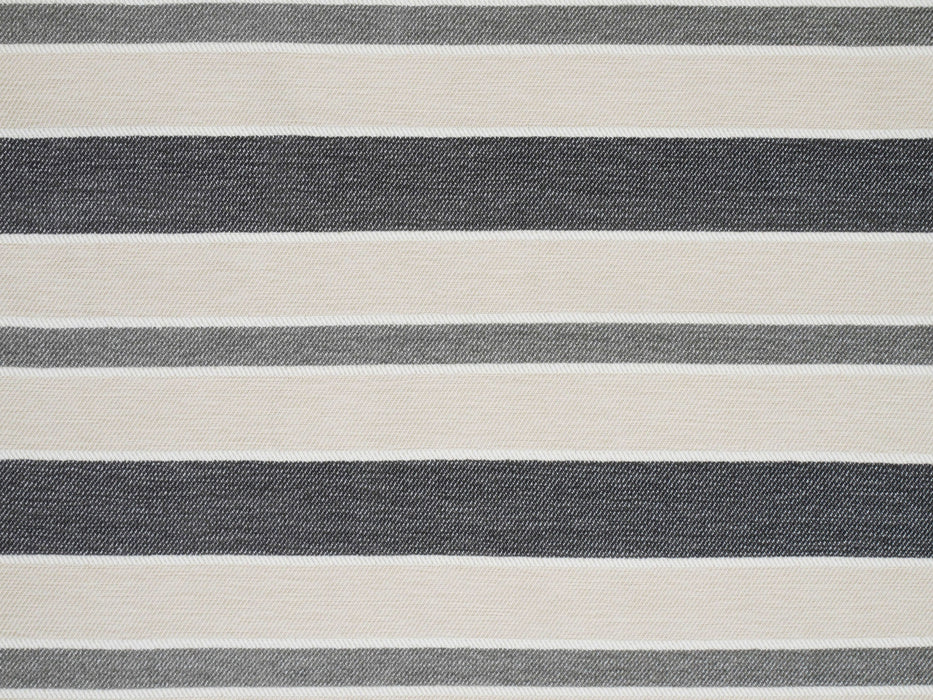 Jim Thompson Lido Stripe Oxford Grey Fabric Sample JT013908003