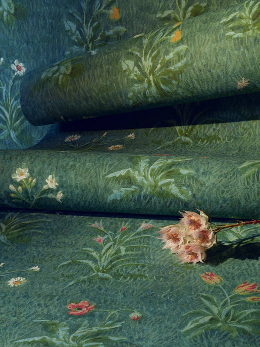 Pierre Frey L'herbier du jardin Prairie Wallpaper Sample FP282001