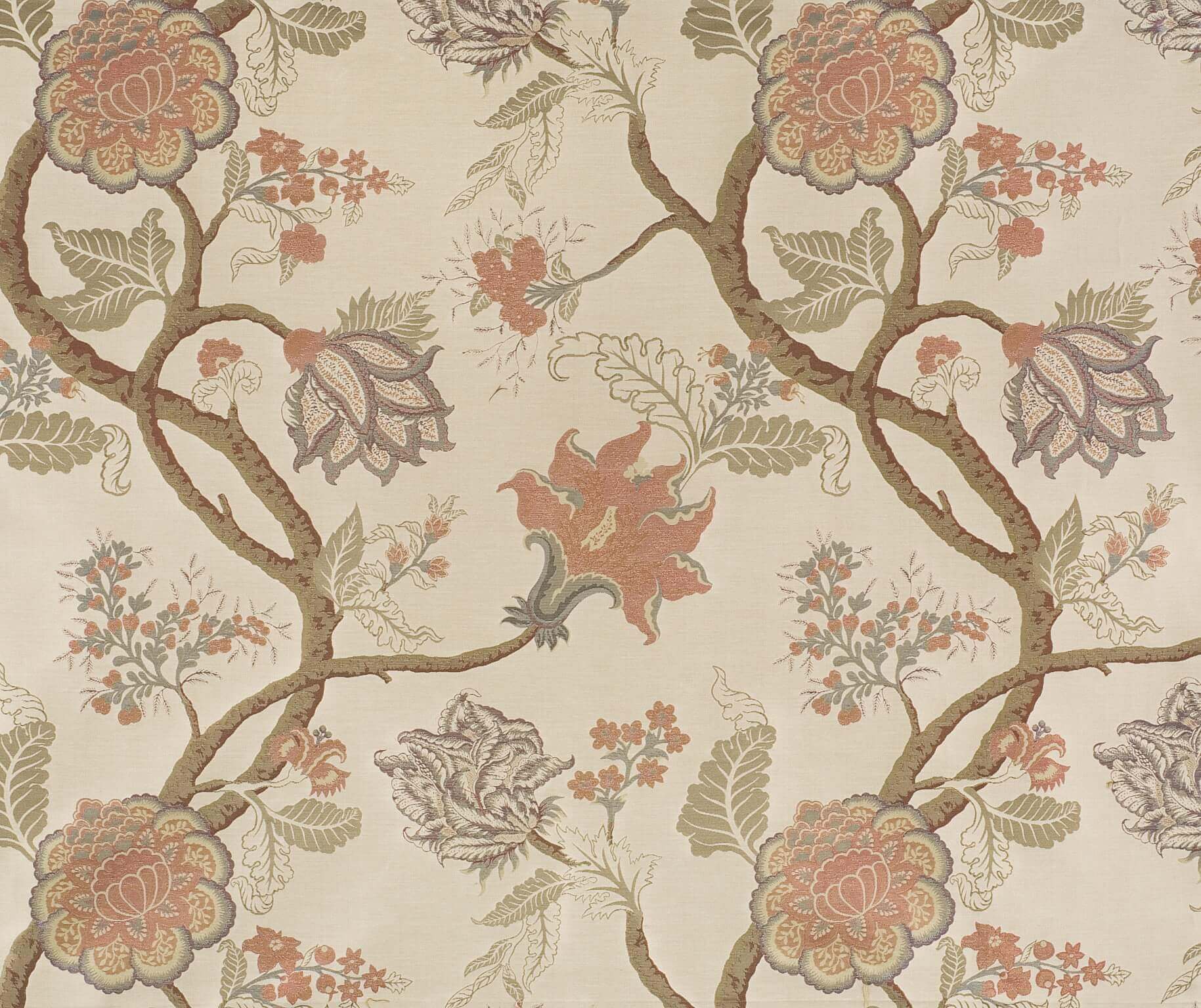 Braquenie Madame De Sevigne Bleu Ancien Fabric B7532002
