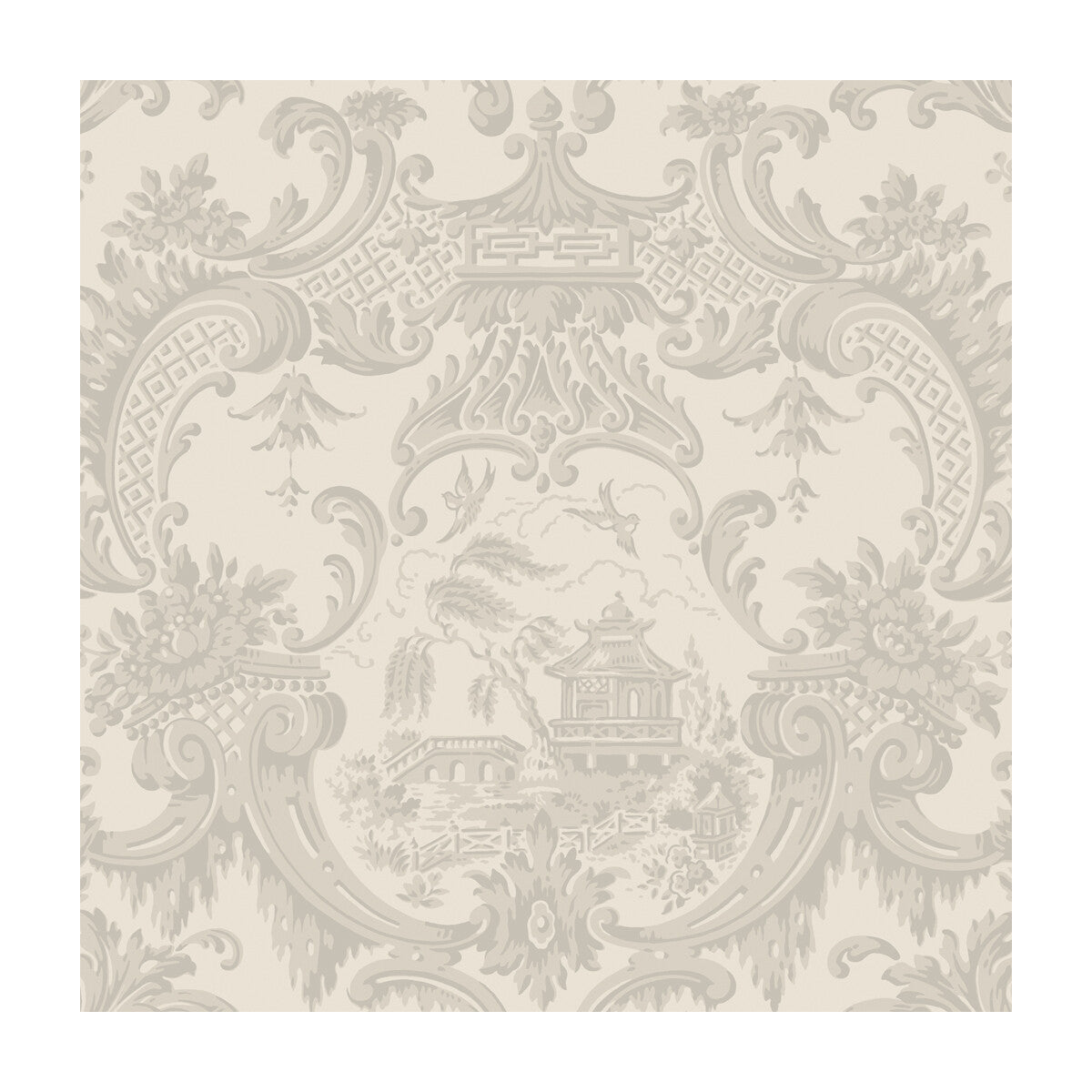 Cole & Son Chippendale China Linen Wallpaper Sample 100/3012.CS.0