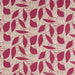 Christopher Farr Foliage Embroidered Hot Pink Fabric