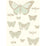 Cole & Son Butterflies & Dragonflies Duck Egg Ivry Wallpaper Sample 103/15065.CS.0