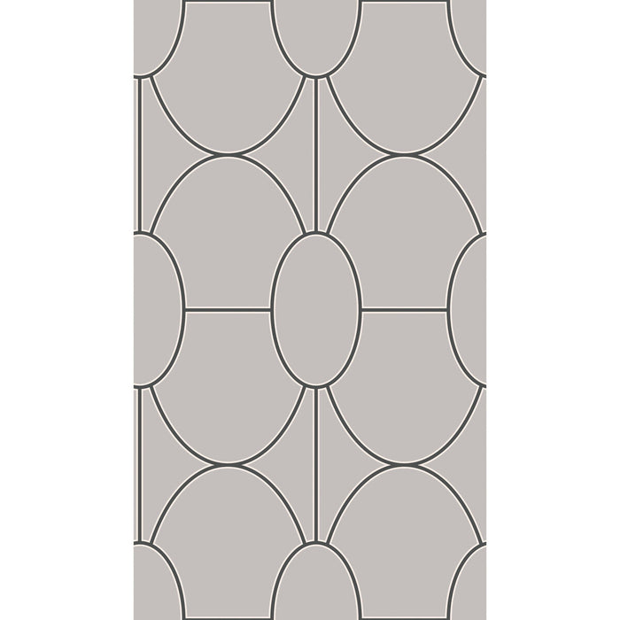 Cole & Son Riviera Grey Wallpaper Sample 105/6027.CS.0
