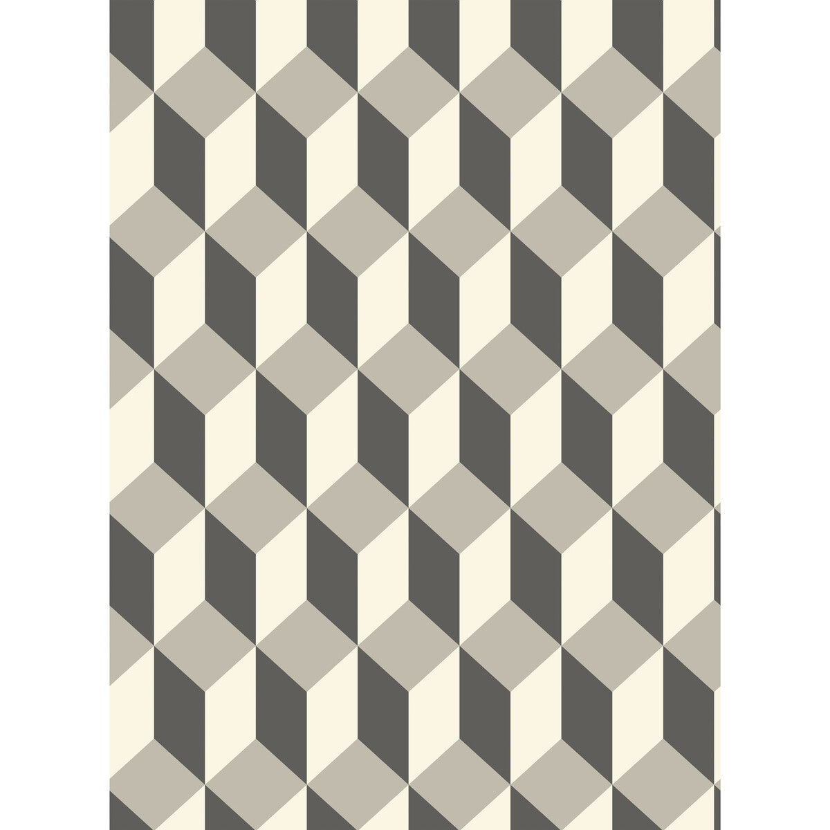 Cole & Son Delano Grey And Black Wallpaper Sample 105/7031.CS.0
