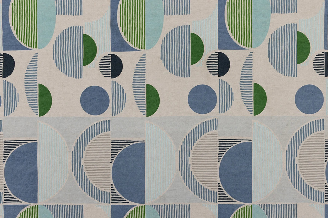 Christopher Farr Galaxie Embroidered Green Fabric