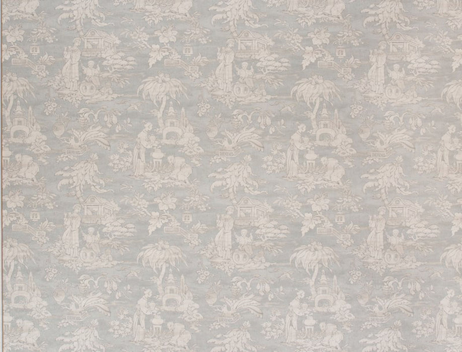 Jim Thompson Ylang  Fog Grey Wallpaper Sample JT021026002
