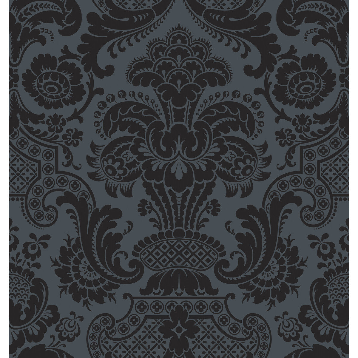 Cole & Son Petrouchka Charcoal Wallpaper Sample 108/3013.CS.0