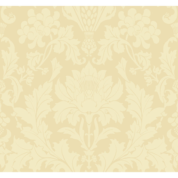 Cole & Son Fonteyn Vintage Yellow Wallpaper Sample 108/7038.CS.0
