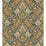 Cole & Son Pushkin Ginger & Charcaol Wallpaper Sample 108/8042.CS.0