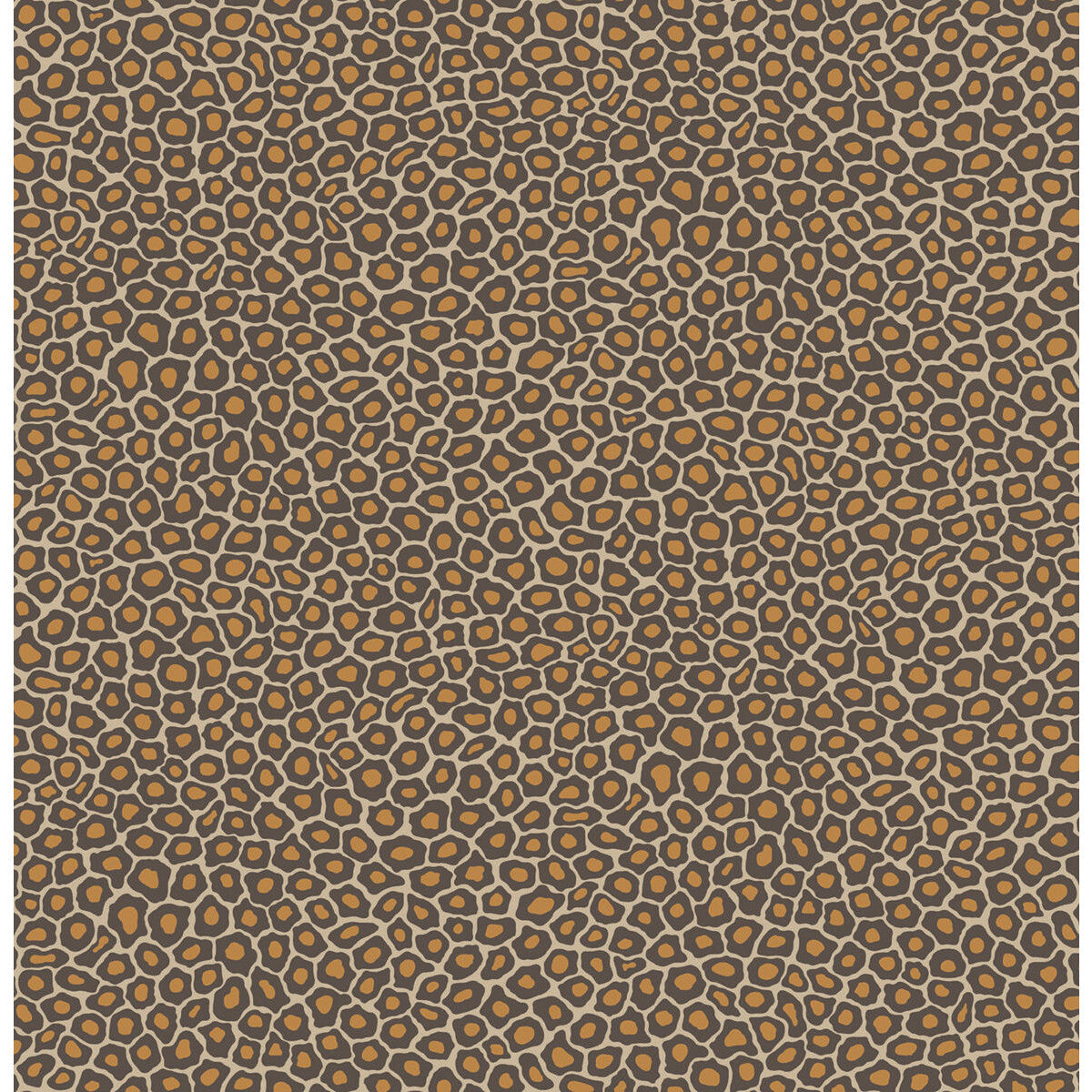 Cole & Son Senzo Spot Brown & Gold Wallpaper Sample 109/6027.CS.0