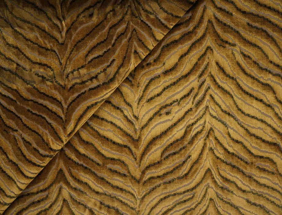Jim Thompson Tigris Velvet Amber Fabric Sample JT013725002
