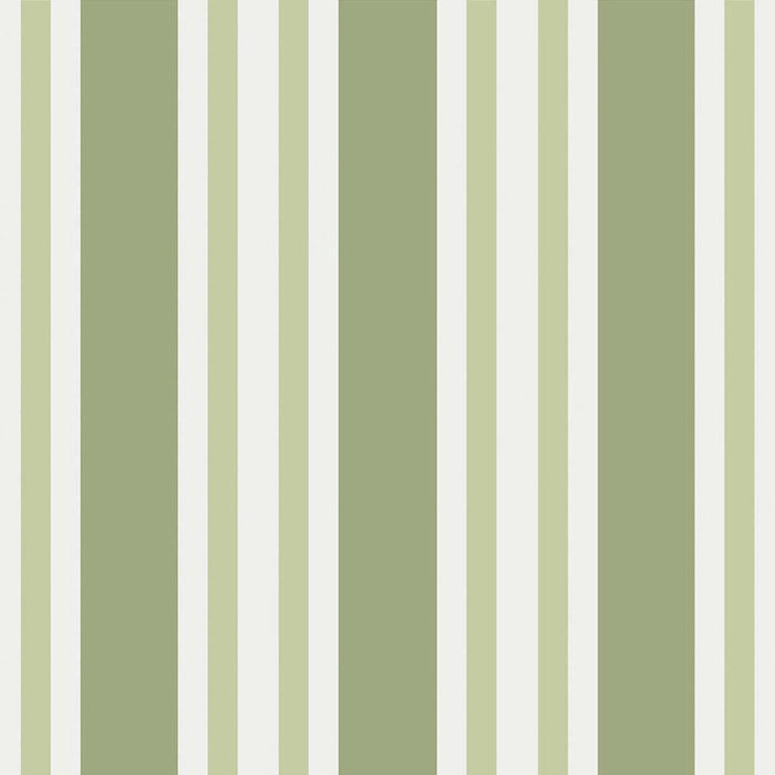 Cole & Son Polo Stripe Leaf Green Wallpaper Sample 110/1003.CS.0