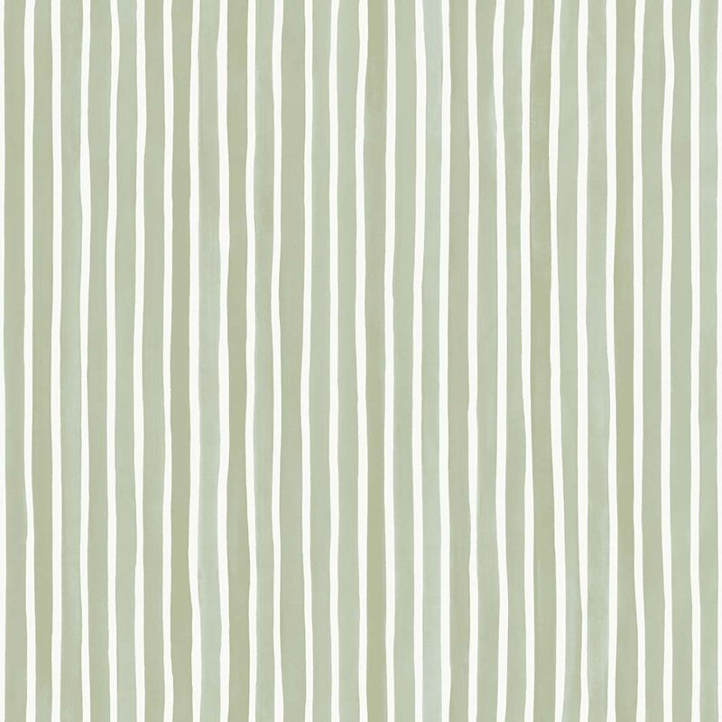 Cole & Son Croquet Stripe Olive Wallpaper Sample 110/5030.CS.0