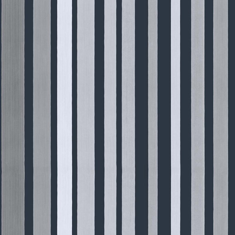 Cole & Son Carousel Stripe Grey Wallpaper Sample 110/9043.CS.0