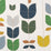 Christopher Farr Happy Flowers Embroidered Dark Indigo Fabric