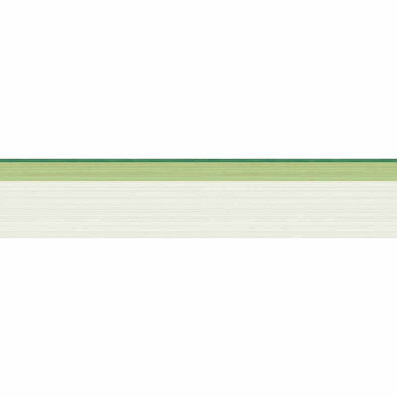 Cole & Son Jaspe Border White Green/Emerald Wallpaper Sample 110/10047.CS.0