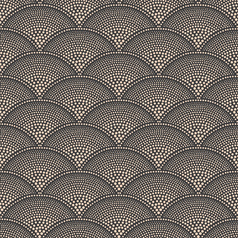 Cole & Son Feather Fan Charcoal/Bronze Wallpaper Sample 112/10033.CS.0