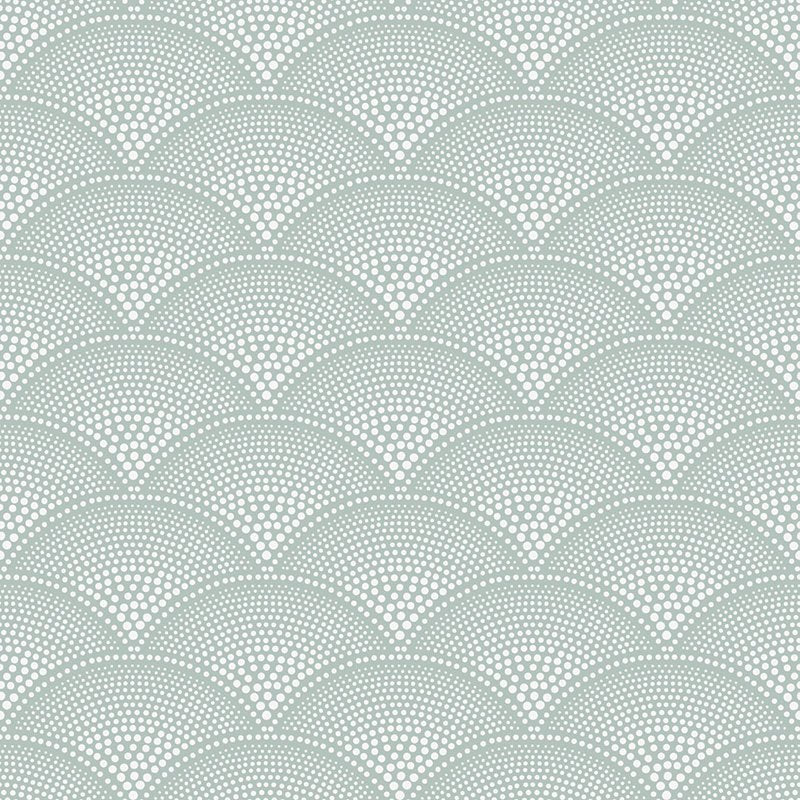 Cole & Son Feather Fan Print Room Blue Wallpaper Sample 112/10036.CS.0