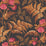 Cole & Son Rose Cerise/B Orange/Black Wallpaper Sample 115/10029.CS.0
