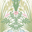 Cole & Son Bluebell Spring Green/Crm Wallpaper Sample 115/3008.CS.0