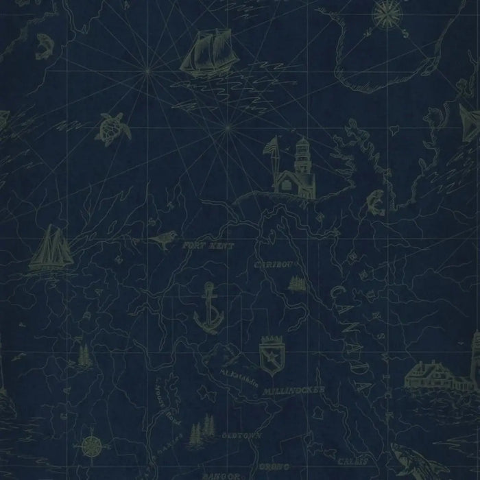Ralph Lauren Pillar Point Floral Dew Wallpaper Sample PRL5026-04