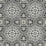 Cole & Son Piccadilly Grey & Metallic Gold On Black Wallpaper Sample 117/8022.CS.0