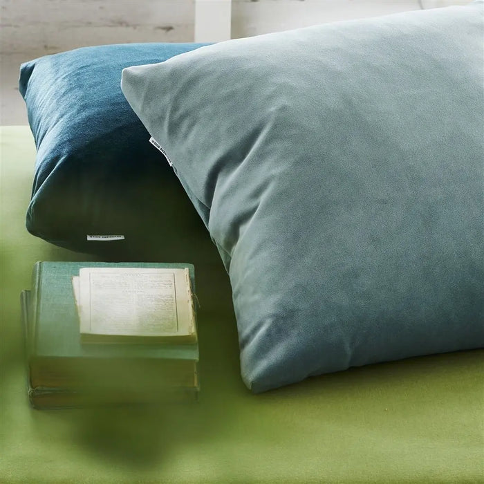 Designers Guild Velluto Stretto Duck Egg Fabric FDG2704-35