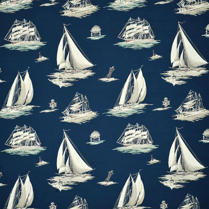 Ralph Lauren Down Easter Boats Atlantic Fabric Sample FRL5111/01