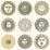 Cole & Son Soli Cream & Gold Wallpaper 123/1002.CS.0