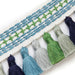 Christopher Farr Jamboree Tasselled Green Trim