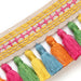 Christopher Farr Jamboree Tasselled Hot Pink Trim