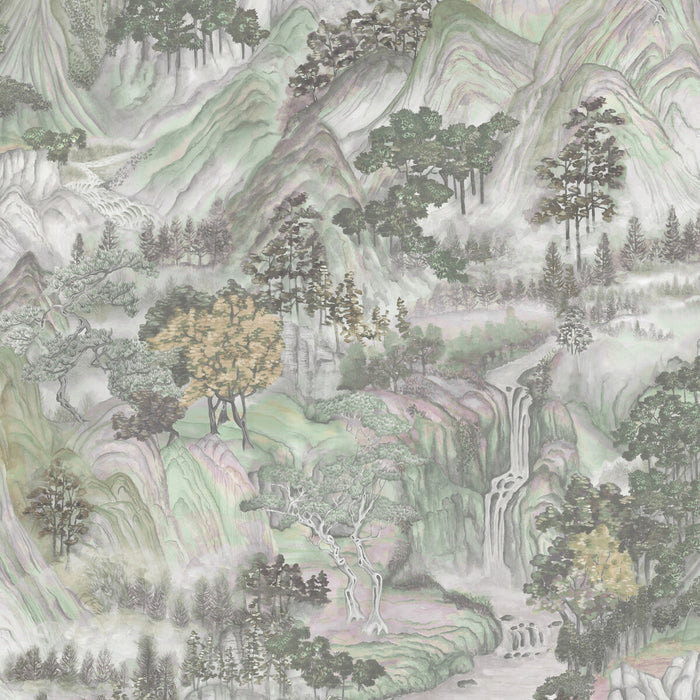 Cole & Son Mountainscape Iridescent Wallpaper Sample 126/11043.CS.0