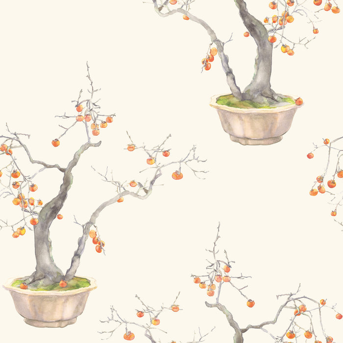 Cole & Son Kaki Persimmon Bergamot Wallpaper Sample 126/2003.CS.0