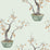 Cole & Son Kaki Persimmon Jade Green Wallpaper Sample 126/2006.CS.0