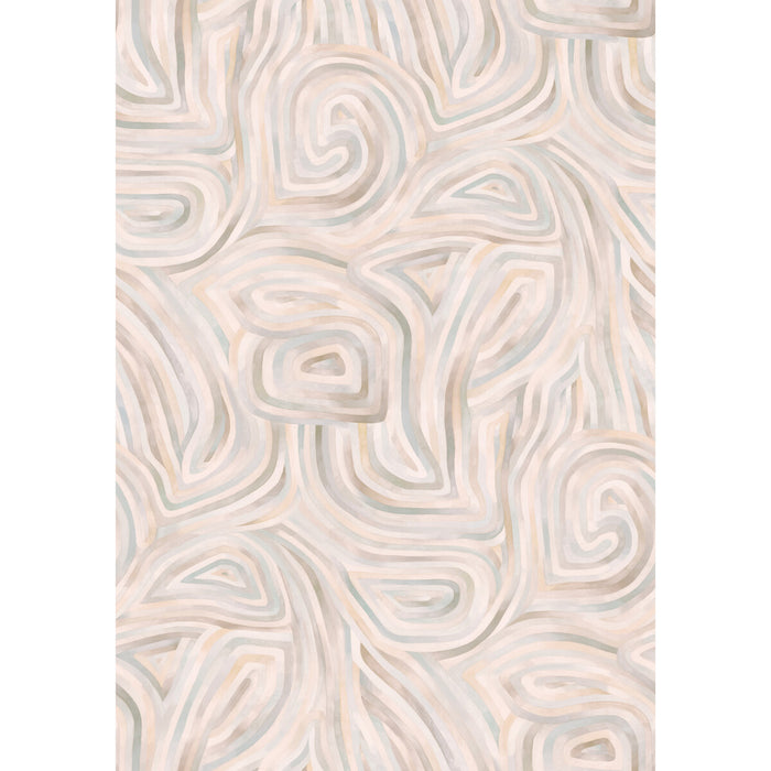 Cole & Son Kawakubo Soft Apricot Wallpaper Sample 126/4010.CS.0