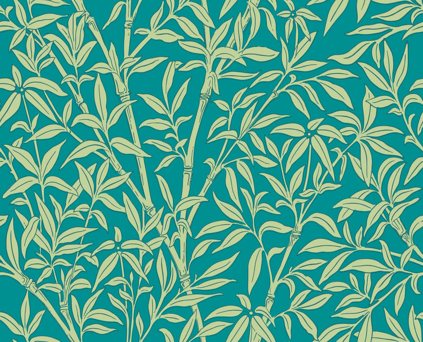 Cole & Son Bamboo Forest Petrol Wallpaper 127/1003.CS.0