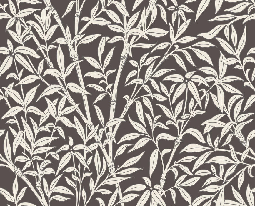 Cole & Son Bamboo Forest Snow On Soot Wallpaper 127/1007.CS.0