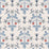 Cole & Son Strawberry Blue/Cream Wallpaper 127/2010.CS.0