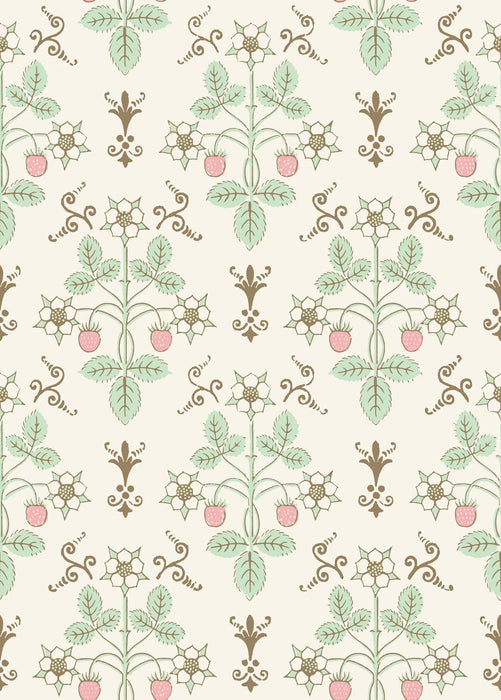 Cole & Son Strawberry Blush/Mint Wallpaper 127/2011.CS.0