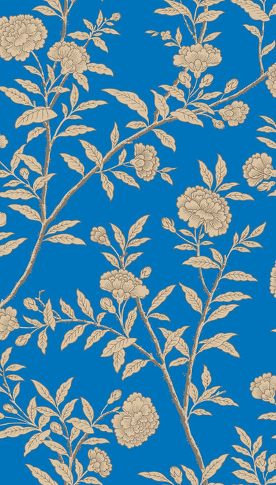 Cole & Son Roseberry Cobalt Wallpaper 127/3014.CS.0
