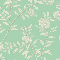 Cole & Son Roseberry Jade Wallpaper 127/3016.CS.0