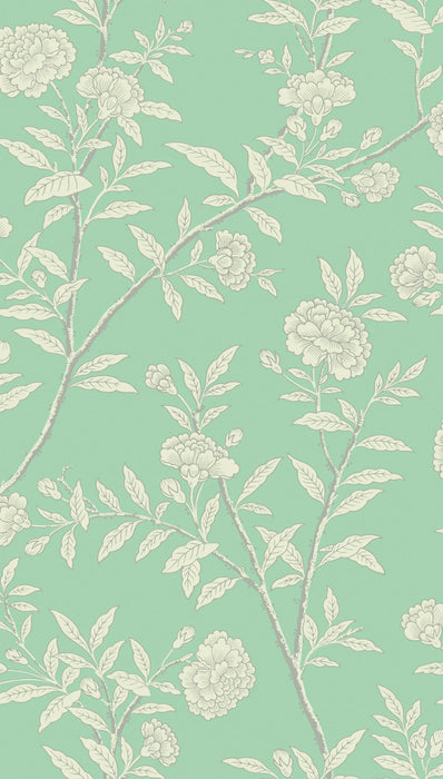 Cole & Son Roseberry Jade Wallpaper Sample 127/3016.CS.0